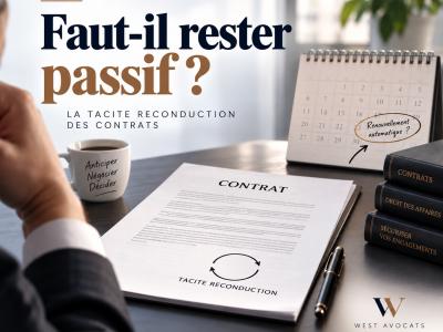TACITE RECONDUCTION DU CONTRAT: FAUT-IL RESTER PASSIF? - Avocats en droit français et international à Paris et en Normandie